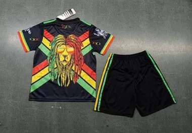 23-24 Ajax Kids Bob Marley Special Edition Kit Size:16-28 Soccer Jersey