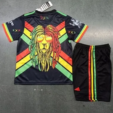 23-24 Ajax Kids Bob Marley Special Edition Kit Size:16-28 Soccer Jersey