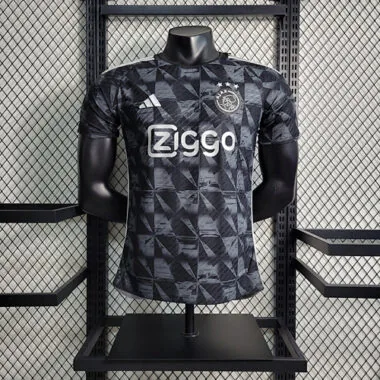 23-24 Ajax Black Player Version Size S-XXL Soccer Jersey