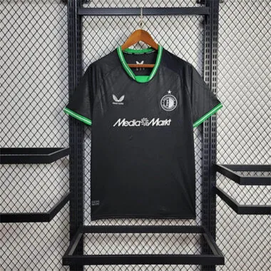 24-25 Feyenoord Away Black Kit Football AAAAJersey