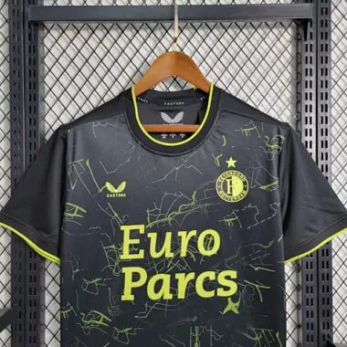 23-24 Feyenoord Black S-XXL Cheap Soccer Jerseys