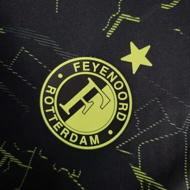 23-24 Feyenoord Black S-XXL Cheap Soccer Jerseys