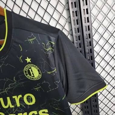23-24 Feyenoord Black S-XXL Cheap Soccer Jerseys