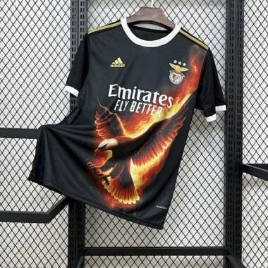 25-26 Benfica Black Special Edition Kit Soccer T-Shirt AAAAJersey Supply Yupoo