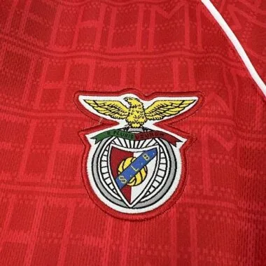 Camisola de futebol retro do equipamento principal do Benfica de 90-91