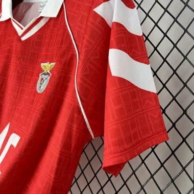 Camisola de futebol retro do equipamento principal do Benfica de 90-91