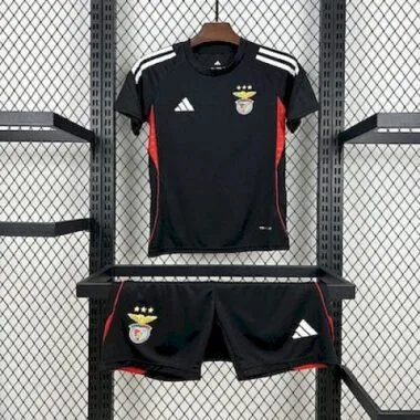 25-26 Benfica Black Pre-Match Kid Kits Youth Apparels Joy AAAAJersey Supply Yupoo