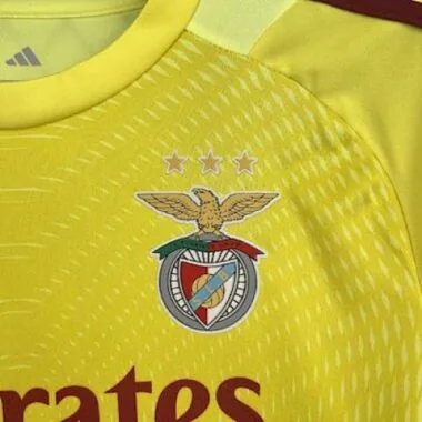 25-26 Conjuntos de guarda-redes amarelos do Benfica para crianças - Roupa juvenil Joy