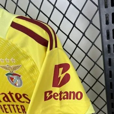 25-26 Conjuntos de guarda-redes amarelos do Benfica para crianças - Roupa juvenil Joy