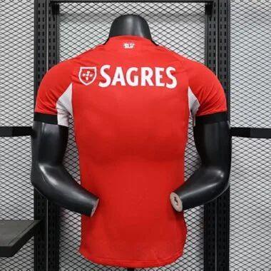 25-26 Divisa da calcio Benfica, versione per giocatori, da casa