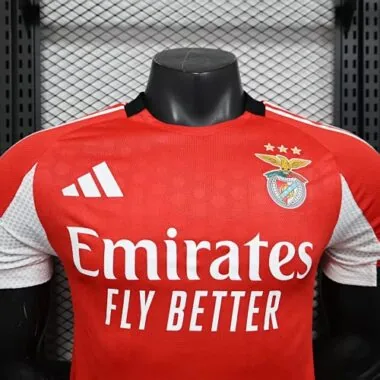 25-26 Divisa da calcio Benfica, versione per giocatori, da casa