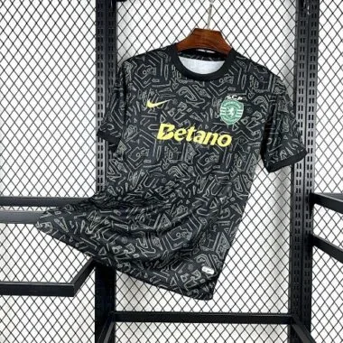25-26 Lisbon Black Concept Kit Soccer T-Shirt AAAAJersey Supply Yupoo