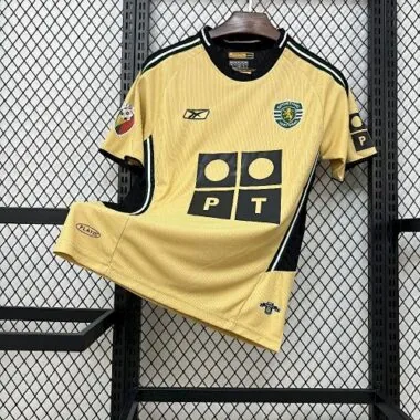 03-04 Lisbon Away Kit Retro Soccer T-Shirt AAAAJersey Supply Yupoo