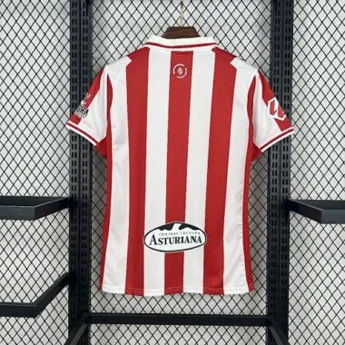 25-26 Sporting de Gijón thuis Tenue voetbalshirt