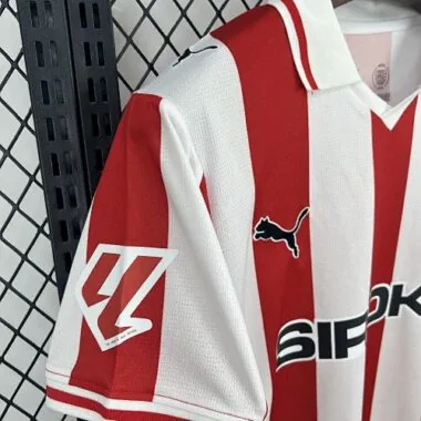 25-26 Sporting de Gijón thuis Tenue voetbalshirt