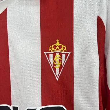 25-26 Sporting de Gijón thuis Tenue voetbalshirt