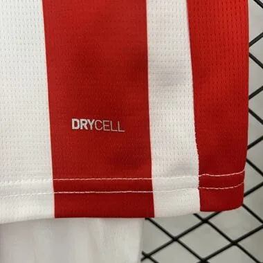 25-26 Sporting Gijón thuis-kindertenue voetbalshirt