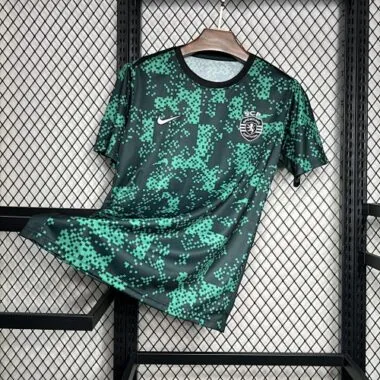 Camisola pré-jogo do Sporting de Lisboa 24-25 - Equipamentos de futebol - Futebol