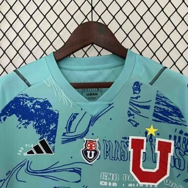 24-25 University of Chile Goalkeeper Green Kit Football Uniform