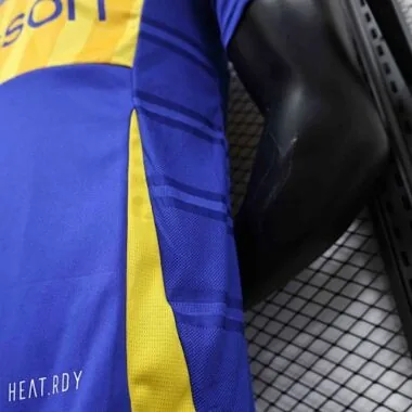 Camisa do Boca de 2024-2025, versão de jogador, equipamento principal, desportiva