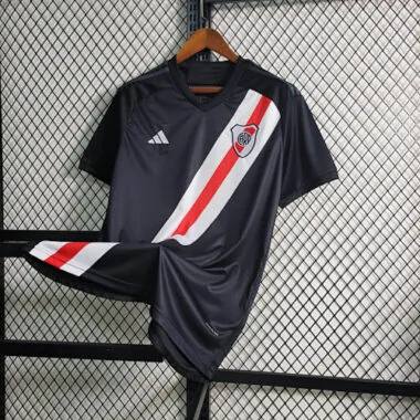 23-24 River Plate Nero S-XXL Maglie da calcio economiche