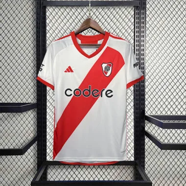 23-24 Maglietta da calcio River Plate da casa, taglie S-XXL