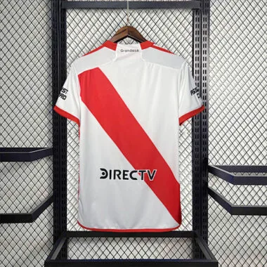 23-24 River Plate voetbalshirt voor thuiswedstrijden, maten S-XXL