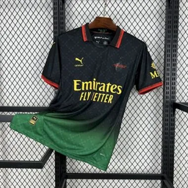 25-26 AC Milan Black Kit Special Edition Soccer