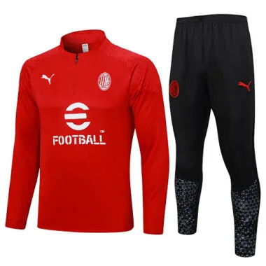 23-24 AC Milan Long Sleeve Training Suit (2)