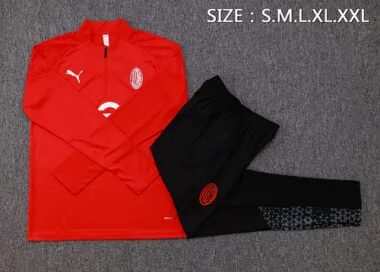 23-24 AC Milan Long Sleeve Training Suit (2)