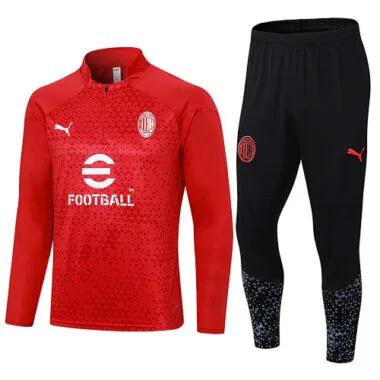 23-24 AC Milan Long Sleeve Training Suit (5)
