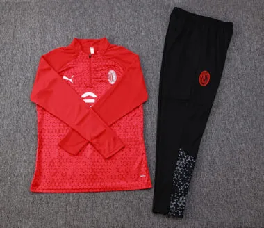 23-24 AC Milan Long Sleeve Training Suit (5)
