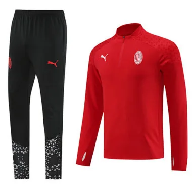 23-24 AC Milan Long Sleeve Training Suit (9)