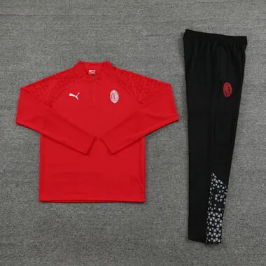 23-24 AC Milan Long Sleeve Training Suit (9)