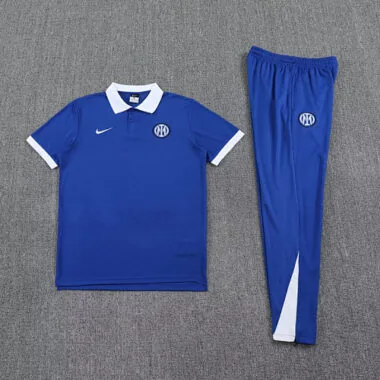 Equipaciones de entrenamiento de fútbol del Inter de Milán (azul) de 25-26: polos y chándales