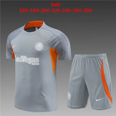 23-24 Inter Milan Kids Training Soccer Jerseys Football Shirts