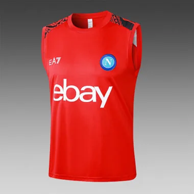 24-25 Napoli Red Vest Kit Soccer