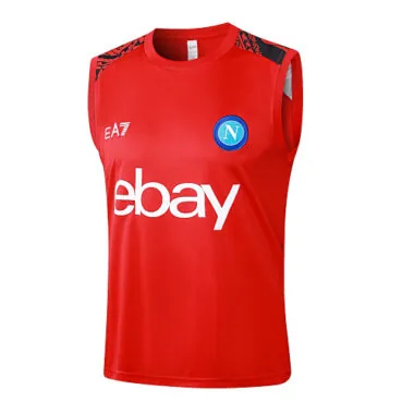 24-25 Napoli Red Vest Kit Soccer