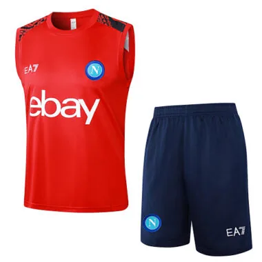 24-25 Napoli Red Vest Kit Soccer