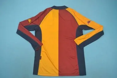 01-02 Maglia da casa della Roma a maniche lunghe