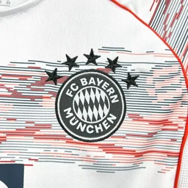 25-26 Bayern Munich Away Kid Kits Youth Apparels Soccer