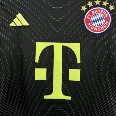 25-25 Bayern Munich Black Goalkeeper Kid Kits Youth Apparels