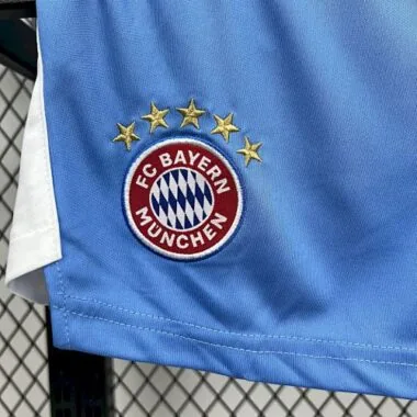 25-26 Bayern Munich Blue Goalkeeper Kid Kits Youth Apparels