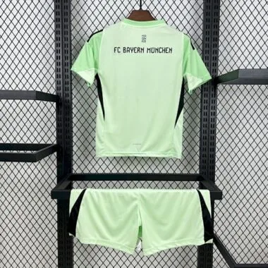25-26 Bayern Munich Green Goalkeeper Kid Kits Youth Apparels