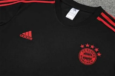22-23 Bayern Munich Training Short Sleeve Kit Black