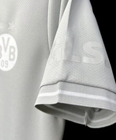 23-24 Dortmund Silvery White S-XXL best soccer jersey