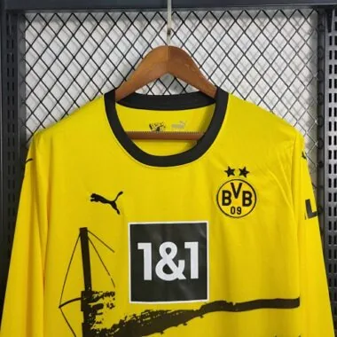 23-24 Long Sleeve Dortmund Home S-XXL