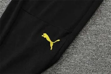 Polo Dortmund met grijze en witte strepen
