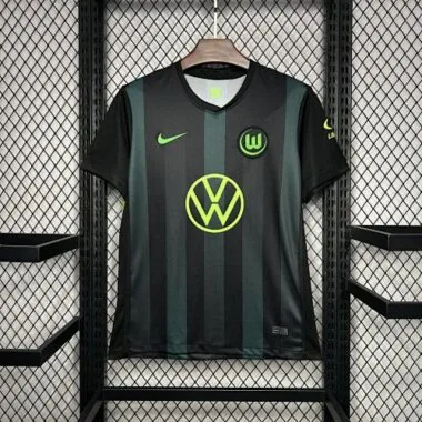 24-25 Wolfsburg Away Kit Football Wear Sport