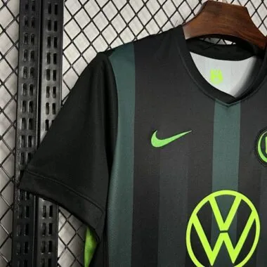 24-25 Wolfsburg Away Kit Football Wear Sport